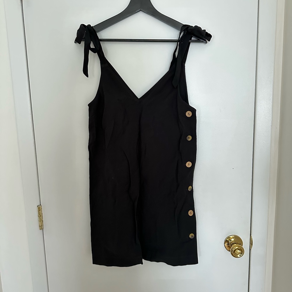 Topshop black mini dress